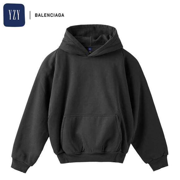 YEEZY GAP 55 SHRUNKEN HOODIE / BLK / SIZE MEDIUM / NEWNEW (FACTORY SEALED) 👌 - Picture 1 of 11